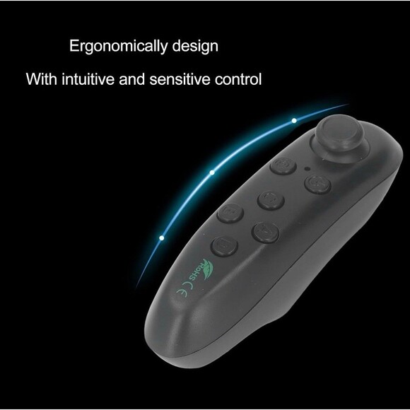 VR Joystick Remote Game Controller Joystick Bluetooth for Android PC iOS - Black - Picture 8 of 9
